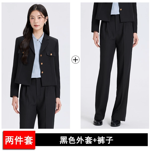 GDX1912 black suit+B268 trousers