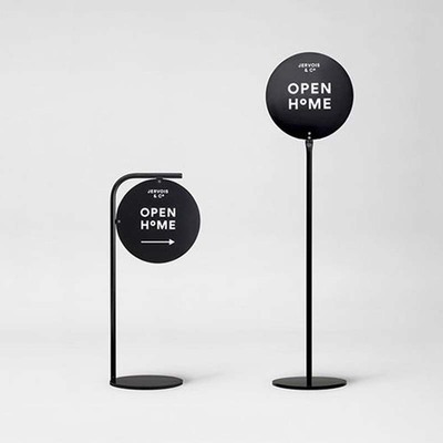 小红书ins广告牌展示牌铁艺招牌户外展架立式落地迎宾指示导向牌