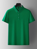 Однотонная ткань, футболка polo, короткий рукав