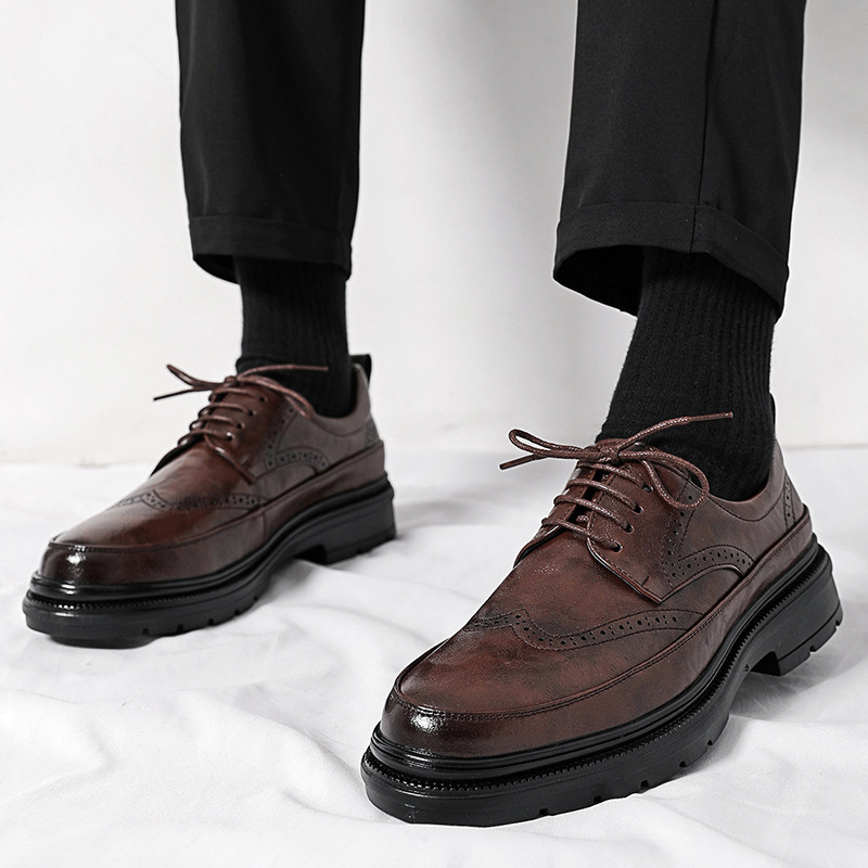 Men's Shoes Summer New plus size Korean Fashionable Casual British Small Leather Shoes Men's Business Trendy Low-top Leather Shoes Men's Shoes Men's Shoes Summer New plus size Korean Fashionable Casual British Small Leather Shoes Men's Business Trendy Low-top Leather Shoes Men's Shoes