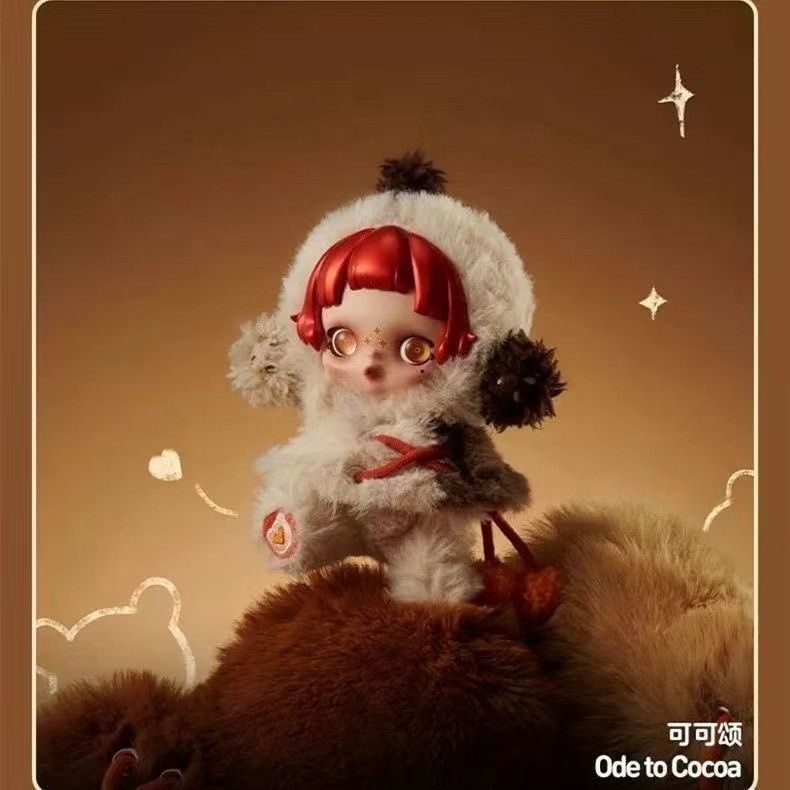 冬日乐章SKULLPANDA系列复刻版搪胶毛绒盲盒潮玩手办背包挂件公仔|undefined