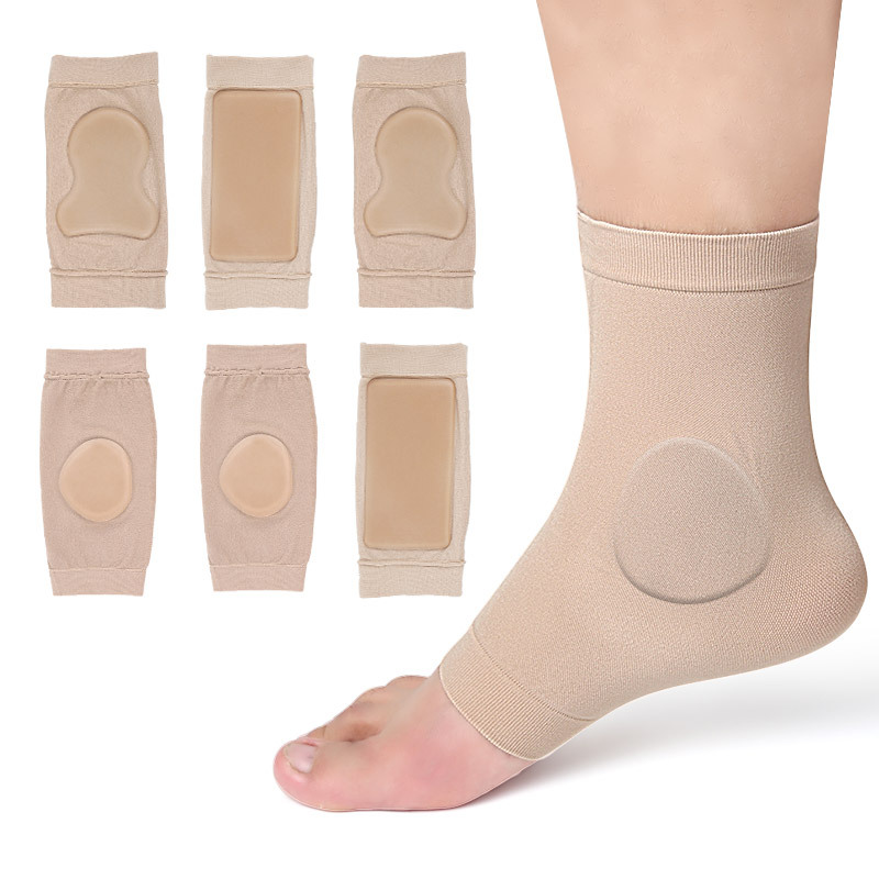 SEBS Foot Protector Bandage, Pressure-Relief Heel Guard, Anti-Chapping Heel Sleeve for Women and Men, Elastic Ankle Support