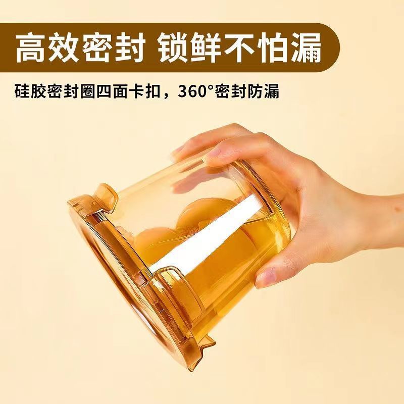 Caja de almuerzo de vidrio con cubierta, tazón de sopa, microondas para trabajadores de oficina, refrigerador, caja de frutas, caja de frutas