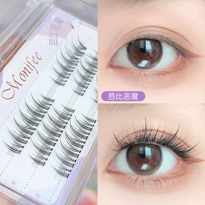 False Eyelashes (Meng Linfei) Cluster Kit, 3-row & 10-row Styles, Multi-style Pack