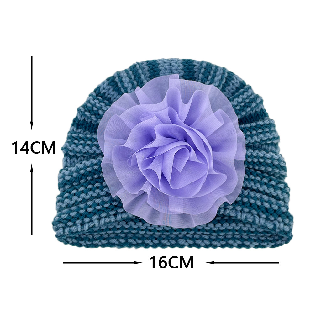 Children Unisex Fashion Flower Flowers Baby Hat display picture 2