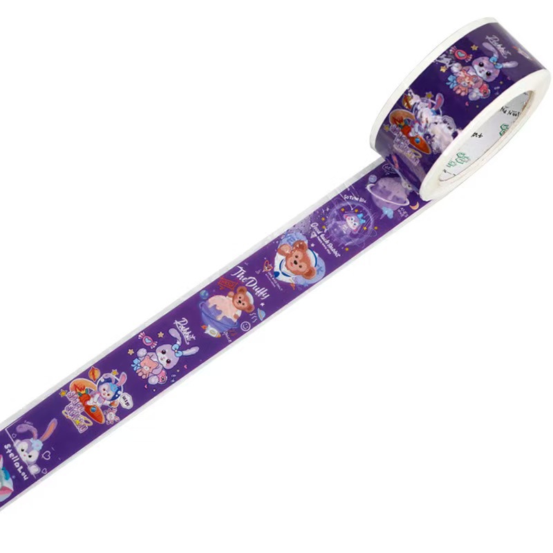 Thankyou cinta adhesiva de embalaje rosa, sello de red, cinta de sellado, cinta de impresión de dibujos animados, fabricante al por mayor