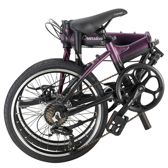 20-inch aluminum alloy folding bicycle mini portable men's and women's bicycle small wheel bicycle Shimano7 speed disc brake
