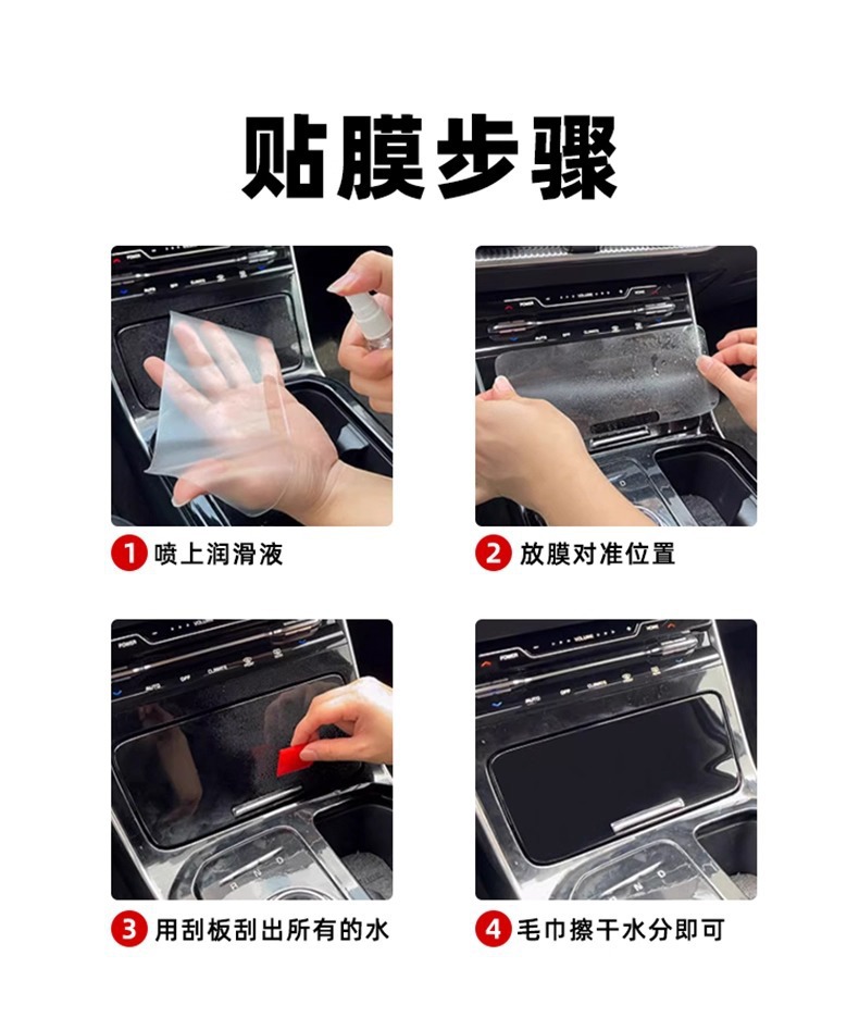 Suitable for 22-24 Toyota Lingfang/Weisha Interior Protective Film Central Control Film Navigation Screen Tempered Film Modification