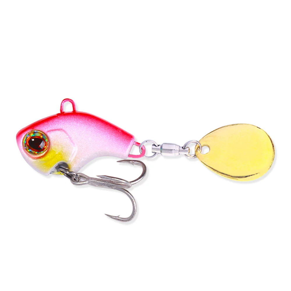 Приманка VIB lure Aoyuan 9–22 г, вращающаяся металлическая лезвие с блестками, дальний заброс