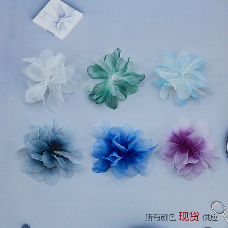 Three dimensional hair band, decorations, (Physicals), 14cm, gradient, 3D flower, DIY