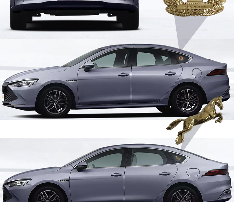 Applicable to Haver MG Volkswagen Car logo Vertical Standard Flying Eagle Standard Stainless Steel Metal Car Mark Engine Cover Vertical Standard