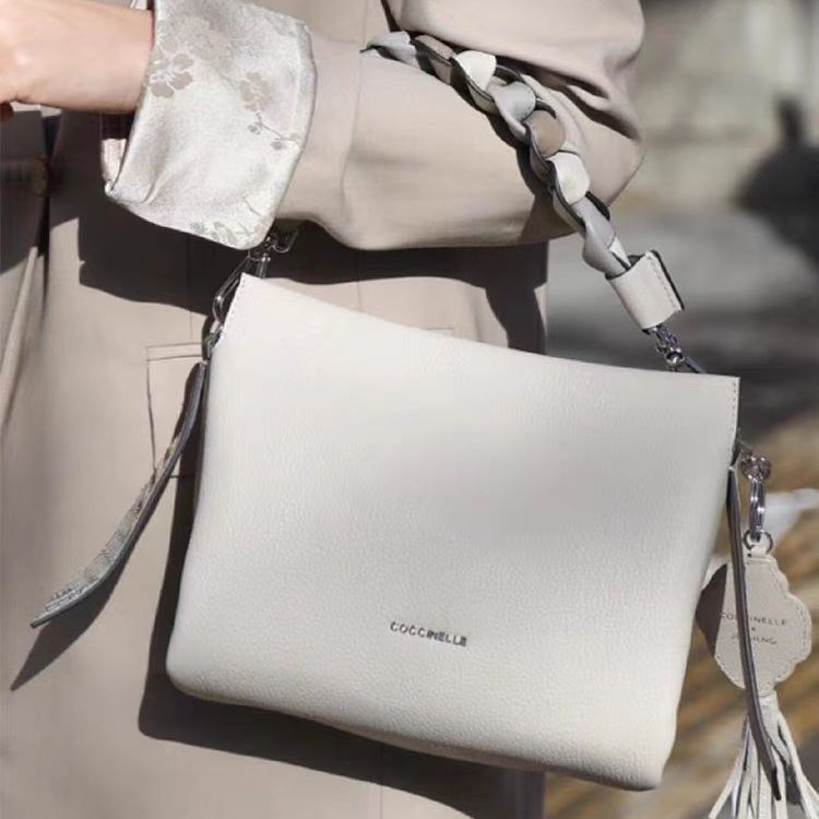 吉承联名款coccinelle单肩包女士可奇奈尔斜挎包小号托特包 女包