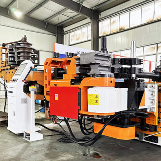 Automatic pipe bender 3D pipe fitting large radius bending push bending bending machine 38CNC CNC hydraulic pipe bender