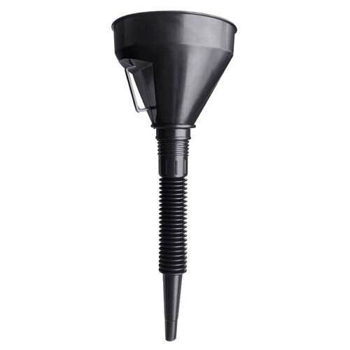 Plastic oil funnel with handle, portable, foldable, retractable, soft tube with clip, no need to hold, filling motorcycle gasoline funnel, wholesale