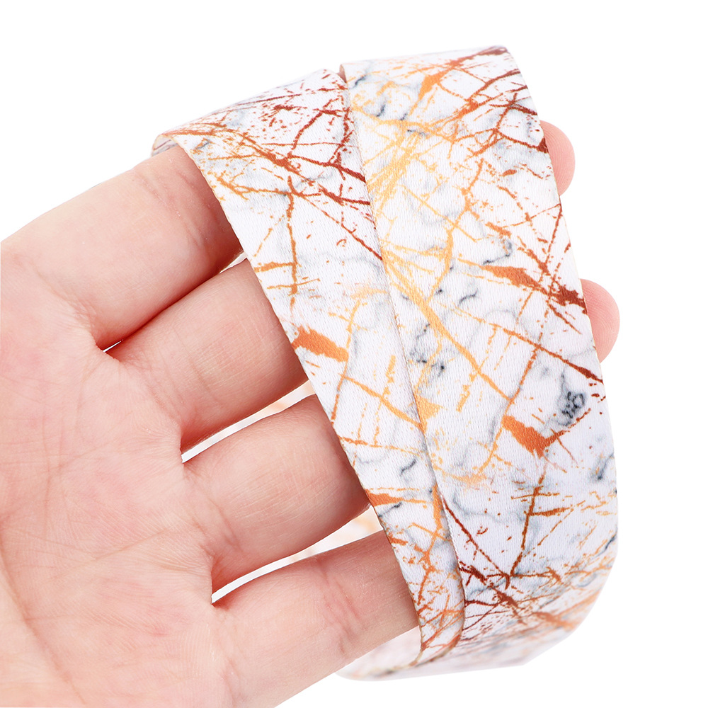 School Occasion Fashion Marble Texture Mobile Phone Lanyard Work Id Lanyard