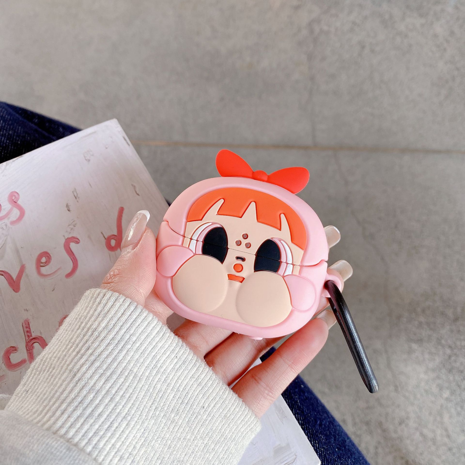 Aplicable Samsung Buds 3pro funda protectora para auriculares Bluetooth inalámbricos silicona tridimensional personalidad de dibujos animados buds3 en stock