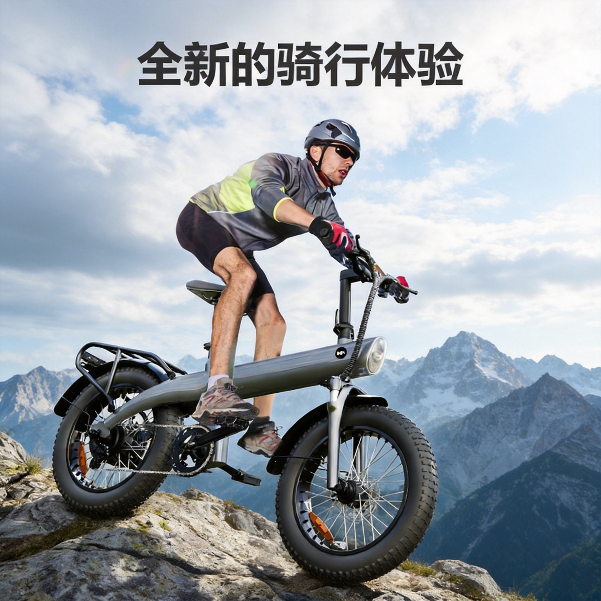 Bicicleta asistida eléctrica de montaña en el extranjero Q3 bicicleta de transmisión eléctrica todoterreno scooter asistida de alta potencia para adultos