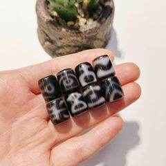 批发台湾天珠良品直切虎牙财神白化通体油润包浆工艺厂家【A级】