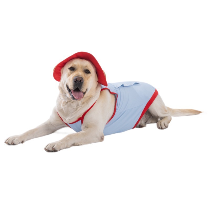 Perros de verano, perros medianos y grandes, ropa fresca y fresca, traje con capucha, chaleco para perros Golden Retriever Satsuma, ropa para perros