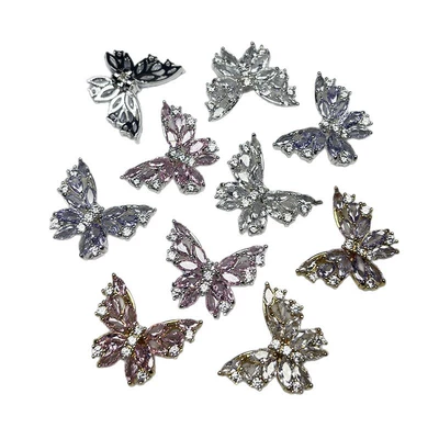 Zərgərlik ara hissələri: butterfly multi-way straight hole separator