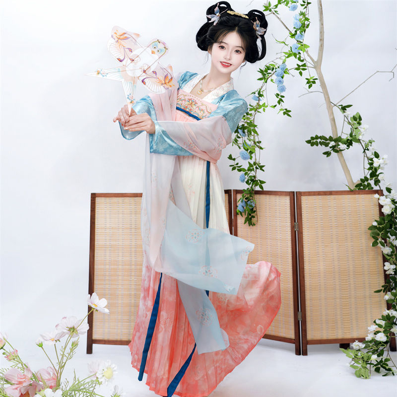 Original Hanfu for Women 2026 New Style High-Waisted Skirt Set, Daily Wear Tang-Style Court Retro Thin Version, Fairy and Best Friend Style Original Hanfu for Women 2026 New Style High-Waisted Skirt Set, Daily Wear Tang-Style Court Retro Thin Version, Fairy and Best Friend Style