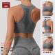 2022 Cross-border Point Sports Underwear Women's Quick-drying Shockproof with Chest Pad Yoga Vest Moisture-absorbing Gathering Fitness Clothes