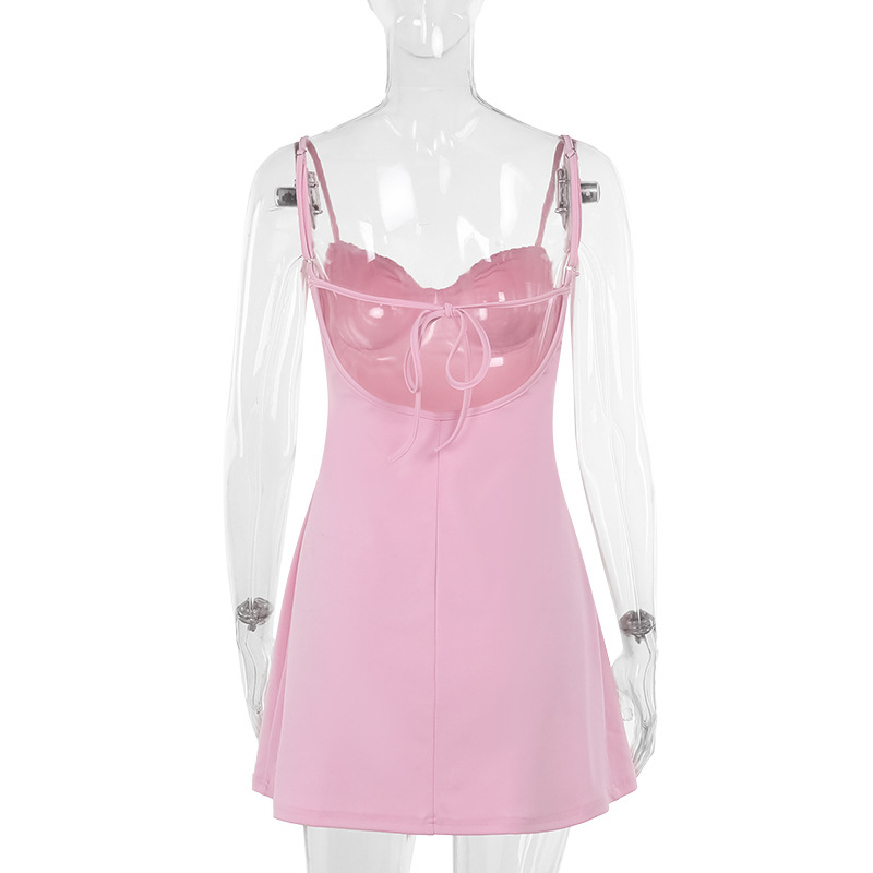 Autumn Sexy Sling Daily Backless Lace up Mini Dress 11 Autumn Sexy Sling Daily Backless Lace up Mini Dress
