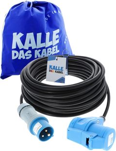 Kalle Cable Das Cee Verlängerung 230V Campingkabel Wohnmobi