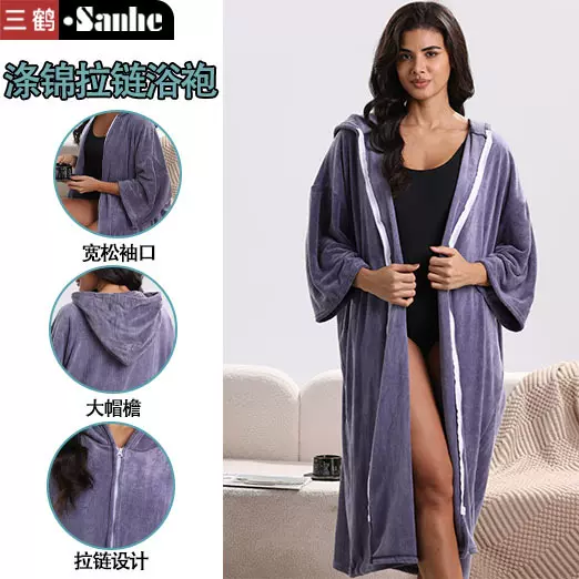 现货批发户外游泳速干浴巾斗篷浴袍带帽便携男女吸水可穿沙滩毛巾