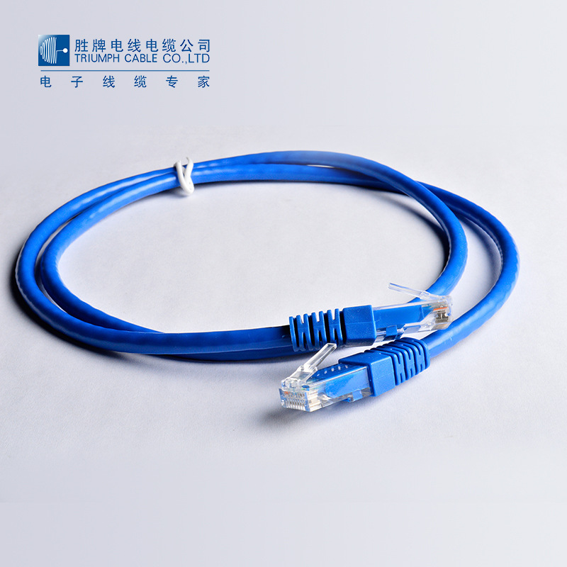 胜牌六类网线 无氧铜芯网络连接线高速CAT 6类成品网线有线