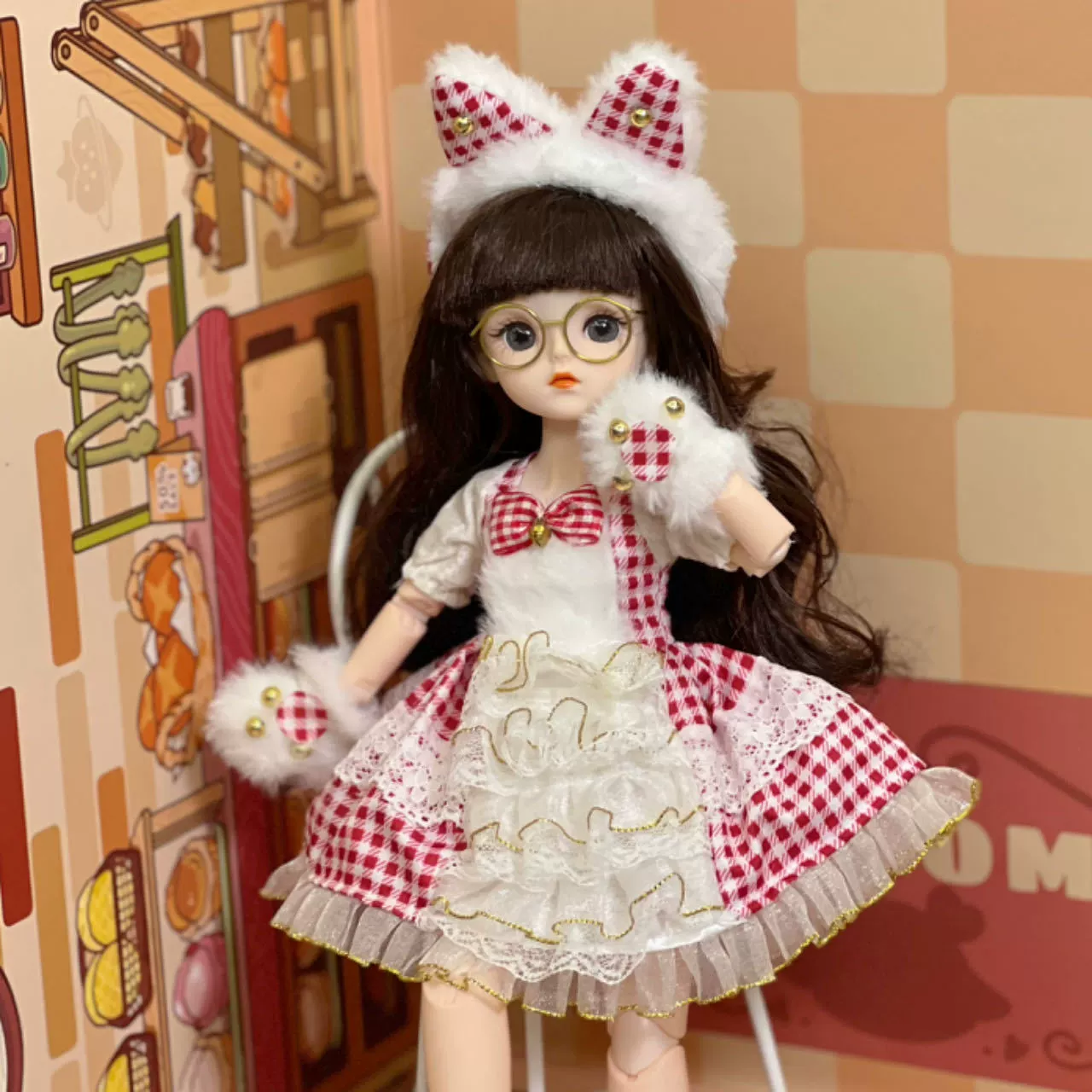 Высококачественная кукла, многоосевой игрушка, детская одежда, стиль Lolita