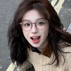 TR9531冷茶色抗蓝光防辐射眼镜女可配近视散光度数眼睛框架方圆脸