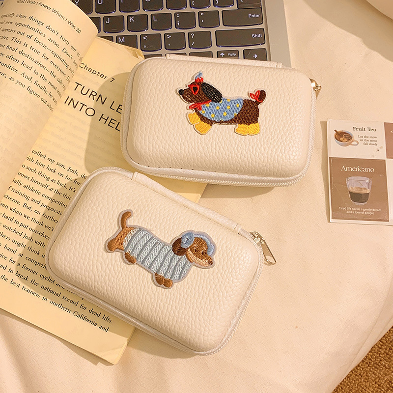 New Original Cartoon Dachshund Puppy Portable Camera Bag Large Capacity Storage Bag Outdoor Camera Bag Anti-Scratch
