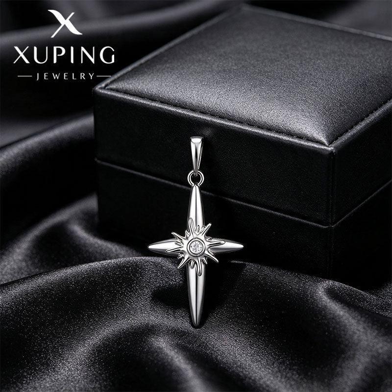 Colgante de Estrella para Collar de Aleación de Cobre Galvanizado