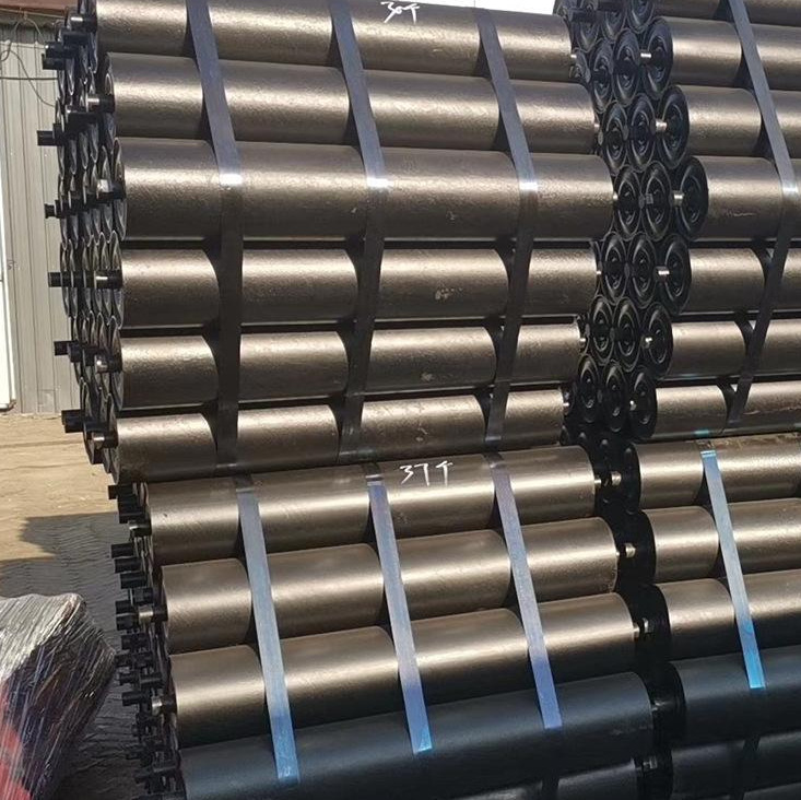 Producción de rodillos de recubrimiento de goma de redirección de transmisión de cinta transportadora modelo 800 * 1150 ancho de banda 1000 espesor de piel