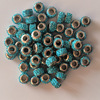 7*12mm Eye Diamond Diamond Pole Beads 5mm Congxiangbala Bead Soft Pottery Drilling Balls Chicken White Blue Ballows D64