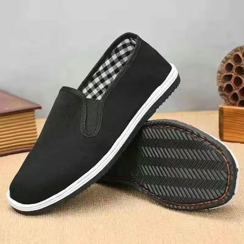 Slip-resistant Old Beijing cotton shoes, driving cloth shoes, layered sole men's and women's labor protection work shoes, casual anti-odor wear-resistant breathable