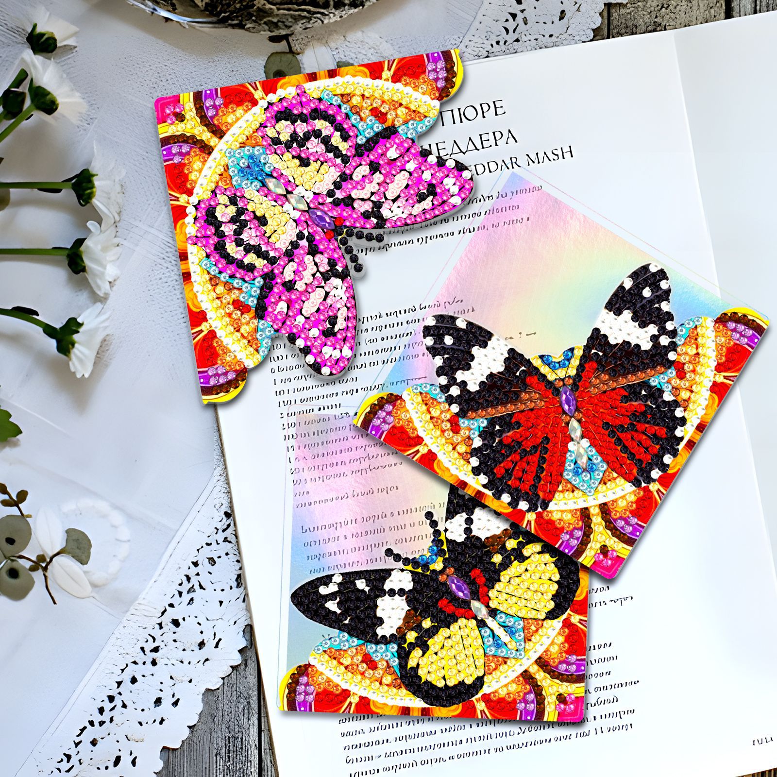 Periférico de pintura de diamantes 5D marcador de ángulo de envoltura de forma especial de cristal de mano de bricolaje juego de marcadores de diamantes de forma especial se puede distribuir al por mayor