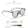 KDEAM new round frame polarized sunglasses men's fishing glasses women's street shooting gradient trendy glasses KD336