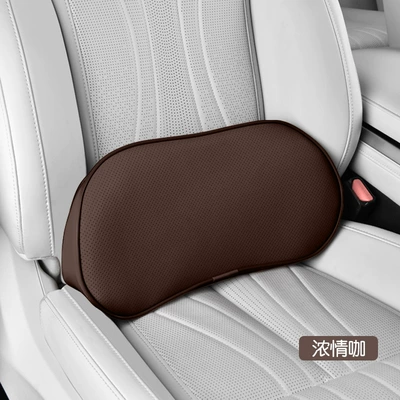 Car Lumbar Support Cushion: Waist support - brown-color-memory-foam-waist-protection-and-pressure-relief1-waist-support