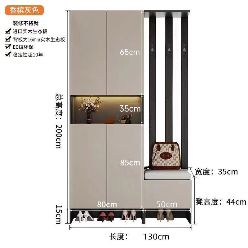 实木玄关柜入门鞋柜一体屏风隔断客厅遮挡隔断柜客厅双面屏风架|undefined