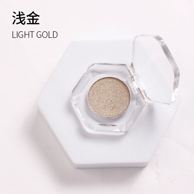 Japonés Super brillante polvo de uñas espejo de harina de titanio polvo de oro transfronterizo nuevo clavo sólido espejo mágico en polvo caja Flip transparente