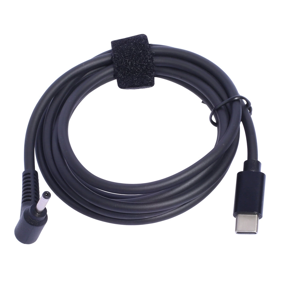 Cross-border five PD induction fast charging line Type-C to 5.5x2.5 is suitable