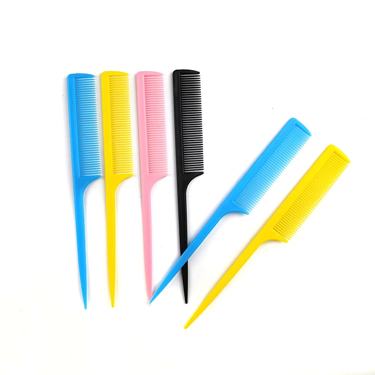 Фабрика прямые профессиональные инструменты для макияжа волос гребень пластиковый остроконечный хвост гребень волос гребень вечер гребень выбрать гребень волос оптом
