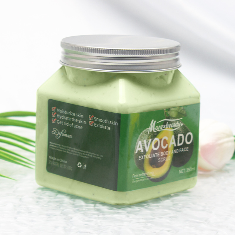 Exfoliante corporal de 350ml, limpieza profunda, piel de pollo exfoliante, piel hidratante y suave, exfoliante transfronterizo image 6