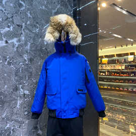 反季羽绒服加拿大情侣装加厚保暖-40℃滑雪男女士鹅冲锋衣短款外