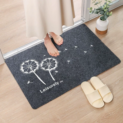 Avtomobil döşəmə paspasları | Bedroom Living Room Carpet - printed-gray-dandelion-white-40cm60cm