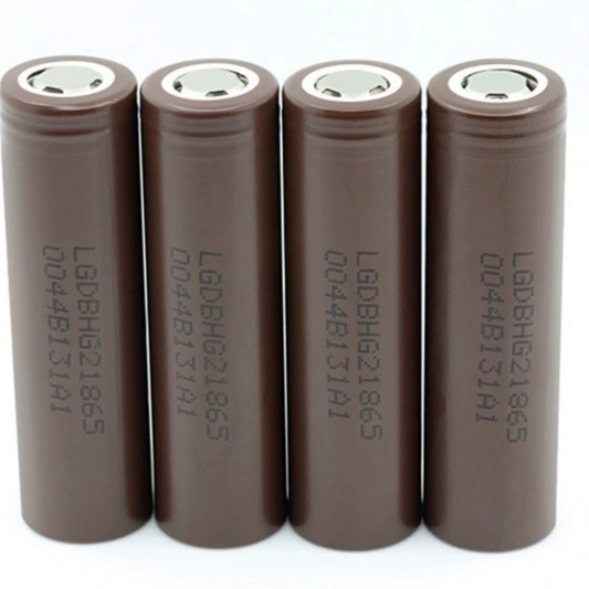Батарея (LG) HG2 18650 — 3000 мАч, непрерывный ток 20A, 65×18,4 мм