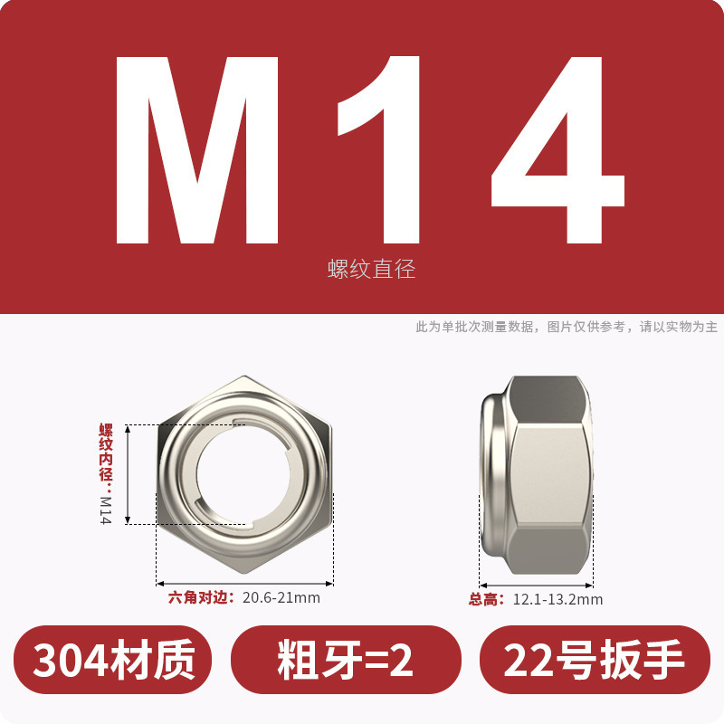 304ステンレス金属セルフロック六角ナット緩み止めねじキャップ止めロックナット|undefined