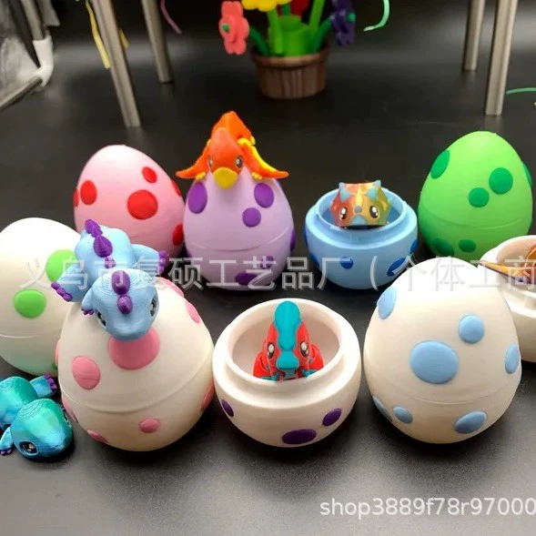 Трансграничные новые 3D Printed Dinosaur Egg 3D Печатные яйца динозавров
